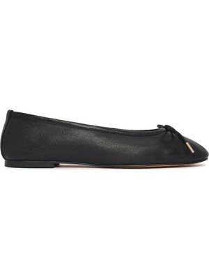 Derimod Kadın Siyah Deri Babet 26PFD552118