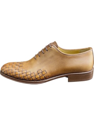 Güvener Örgülü Kösele Taban Erkek Ayakkabı