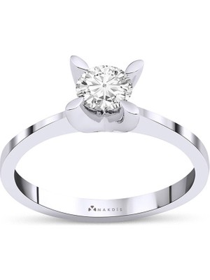 Makdis Pırlanta 0.40 Karat Tektaş Pırlanta Yüzük