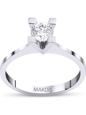 Makdis Pırlanta 0.50 Karat Tektaş Pırlanta Yüzük