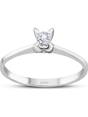 Makdis Pırlanta 0.15 Karat Tektaş Pırlanta Yüzük