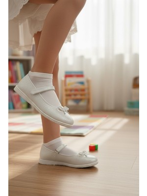 Enoch 23 Nisan Çocuk Bayramı Tören Ayakkabısı Ortopedik Kız Çocuk Babet