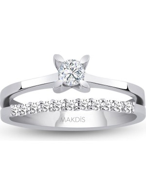 Makdis Pırlanta 0.35 Karat Tektaş Pırlanta Yüzük