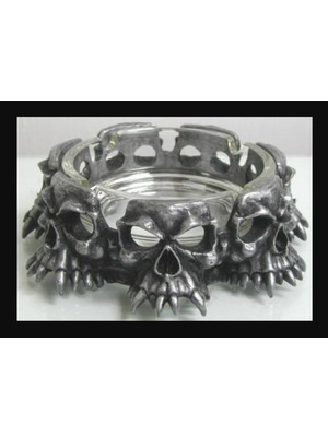 Es Dekor Hediyelik Kurukafa Küllük 12,5X12,5X4,5CM Dekoratif 1 Adet