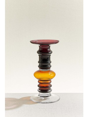 Paşabahçe Bohem Mumluk Amber - 1 Adet