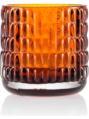 Paşabahçe Yağmur Mumluk Amber - 1 Adet