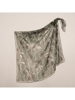 Piramit Naturel Eşarp | Menekşe