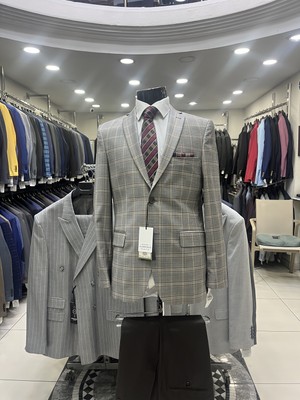 Massaro Yün Veya Pamuk Kombınlı  Erkek Takım Elbise