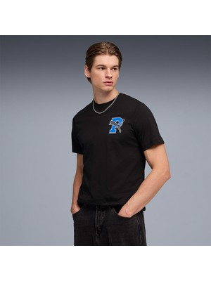 Puma Graphic Erkek Siyah Tişört