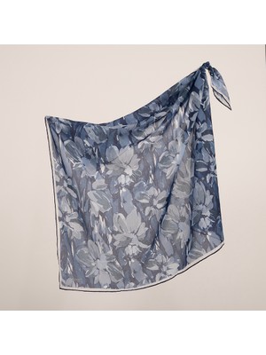 Piramit Naturel Eşarp | Menekşe