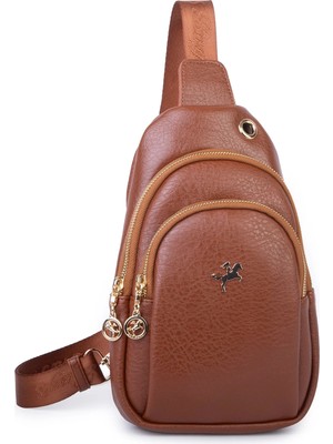 Nas Bag Kadın Crossbody Bag Bel ve Body Bag Taba  Victoria