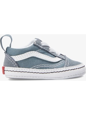 Vans Old Skool V High Bebek Mavi Sneaker.-