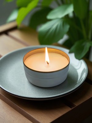 MyBru Myhand Soyawax Beyaz Teneke Mum Lady Musk Esans Kokulu Kutu Mum 60 gr