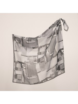 Piramit Naturel Eşarp | Renk Katmanları