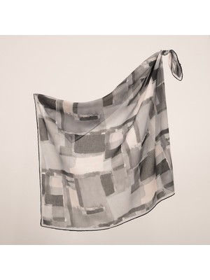 Piramit Naturel Eşarp | Renk Katmanları