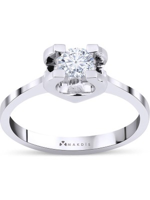 Makdis Pırlanta 0.40 Karat Tektaş Pırlanta Yüzük
