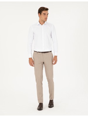 Pierre Cardin Erkek Bej Ex. Slim Fit Kumaş Pantolon 50295056-VR011
