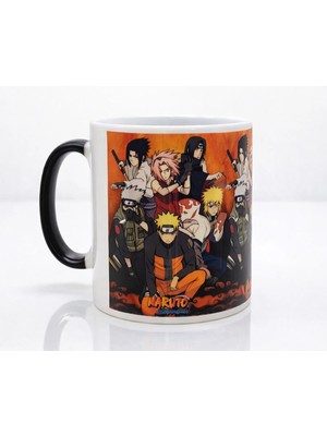 Pileli Store Porselen Renk Değiştiren Naruto Kupa Bardak