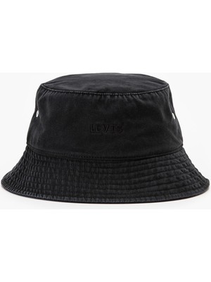 Levi's Kadın Siyah Kova Şapkası D7948-0001
