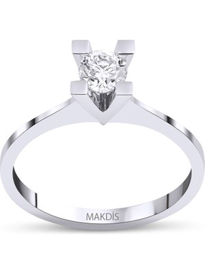 Makdis Pırlanta 0.35 Karat Tektaş Pırlanta Yüzük