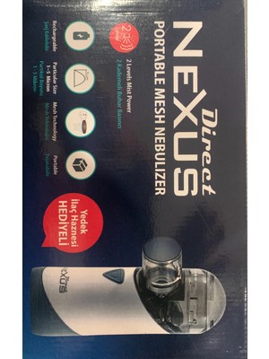 Nexus Direct Mesh Nebulizatör Yedek Başlık Hediyeli