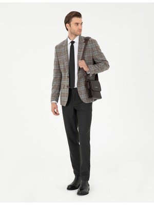 Pierre Cardin Erkek Antrasit Ex. Slim Fit Kumaş Pantolon 50293389-VR006