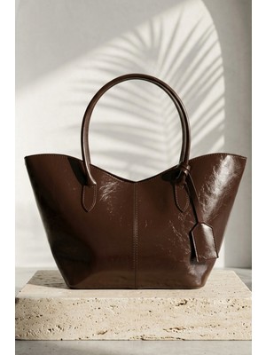 inStyle Kemer Detaylı Acı Kahve Kadın El ve Omuz Çantası