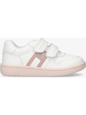 Tommy Hilfiger Flag Velcro Bebek Pembe Spor AYAKKABI.X134