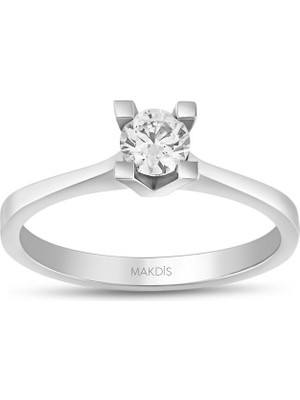 Makdis Pırlanta 0.30 Karat Tektaş Pırlanta Yüzük