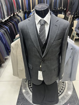 Massaro Yün Veya Pamuk Kombınlı  Erkek Takım Elbise