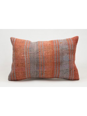 Kilim Wholesale El Yapımı Eski Kilimden Yapılmış Vintage Kırlent Kılıfı, Yün, 40X60 cm