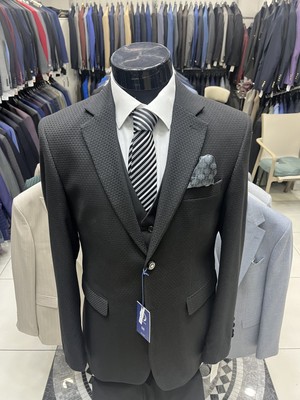 Massaro Yün Veya Pamuk Kombınlı  Erkek Takım Elbise