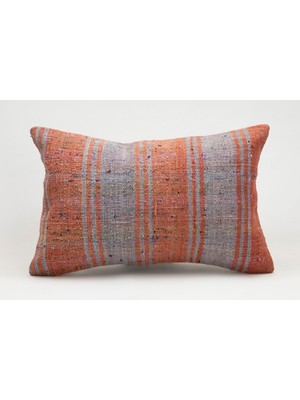 Kilim Wholesale El Yapımı Eski Kilimden Yapılmış Vintage Kırlent Kılıfı, Yün, 40X60 cm