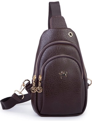 Nas Bag Kadın Crossbody Bag Bel ve Body Bag Kahve Victoria