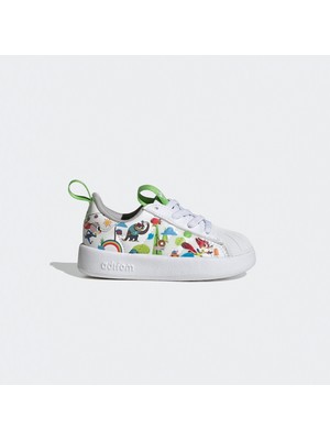 Adidas Disney Zootopia Adifom Superstars 360 Beyaz Bebek Ayakkabı.-