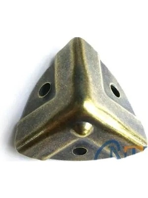 Oska Global Dekoratif, Kutu, Sandık Köşesi - 35X22 Mm, Küçük, Antik, 100 Adet