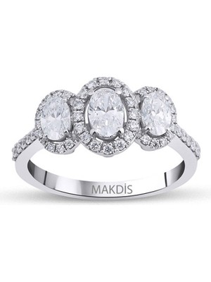 Makdis Pırlanta 1.05 Karat Tria Pırlanta Yüzük
