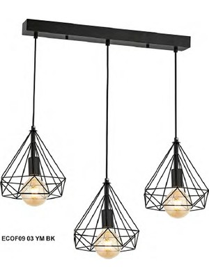 Larize Nora 3 Lü Sıralı Avize Bk