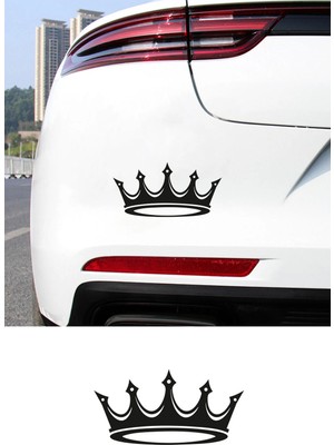 New Jargon Kral Tacı Oto Sticker - Kraliyet Tacı Araç Sticker - Motor Sticker 15X8CM