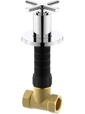 Roca 1/2 Artı Ara Kesme Valfi (Prinç Gövdeli)