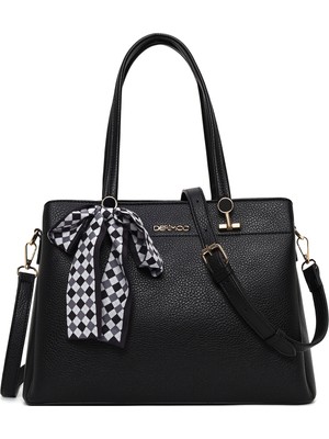Derimod Kadın Siyah Uzun Askılı Kol Çantası 26PBD2158FT