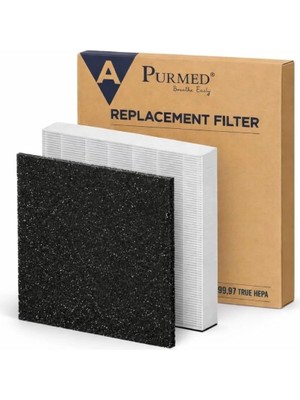 Purmed Daikin MC40 - MC50 - MCK55 Hava Temizleyici Uyumlu Hepa + Karbon Filtre