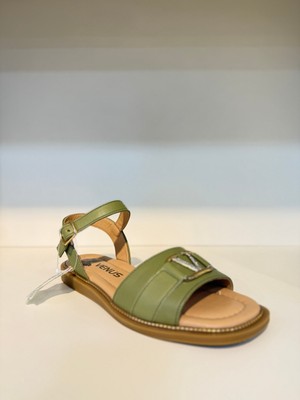 Venüs Kadın Hakiki Deri Düz Sandalet 2512203Y