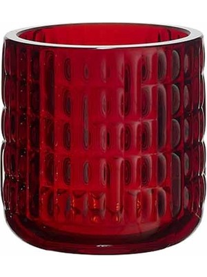 Paşabahçe Yağmur Mumluk Kırmızı - 1 Adet