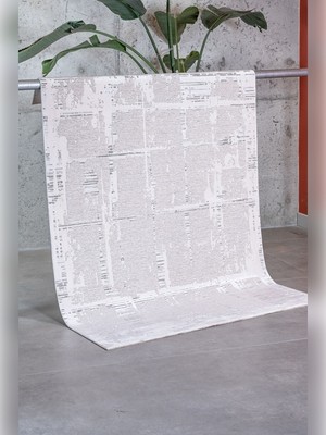 Apex Halı Mono Luxe 4041 Krem Üst Kalite Viskon Ile Üretilen Sıkı Dokuma Makine Dokuması Halı Yeni Ürün