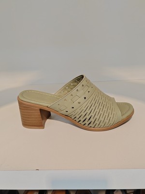 Venüs Kadın %100 Deri Topuklu Terlik 24382060Y