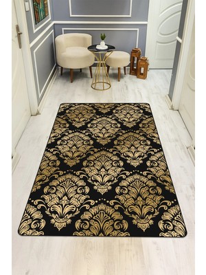 Dolce Mariee Modern Desenli Dijital Baskı Kaymaz Taban Halı H-0729