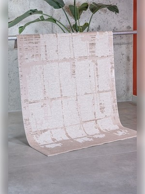 Apex Halı Mono Luxe 4042 Bej Üst Kalite Viskon Ile Üretilen Sıkı Dokuma Makine Dokuması Halı Yeni Ürün