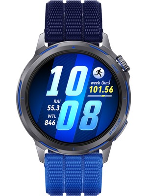 Huawei Watch GT Runner 2 Mavi Akıllı Saat, Nabız EKG HRV Takibi, Ultra Hassas Konumlandırma, Akıllı Maraton Modu, iOS Android Uyumlu, GT Serisi Spor Versiyonu