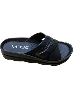 Güven Kundura Kadın Düz Kalıntaban Çapraz Terlik